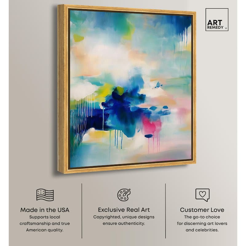 Prismatic Weeps Color II Canvas by Art Remedy