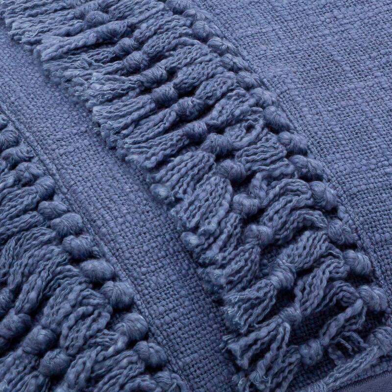 Miloh Tassel Fringe Accent Throw Pillow