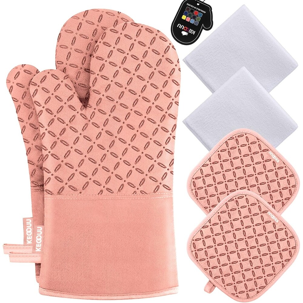 Pink Potholders and Oven Mitts Bed Bath & Beyond
