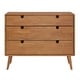 preview thumbnail 3 of 8, Clark Oak Finish 3-drawer Dresser by iNSPIRE Q Modern