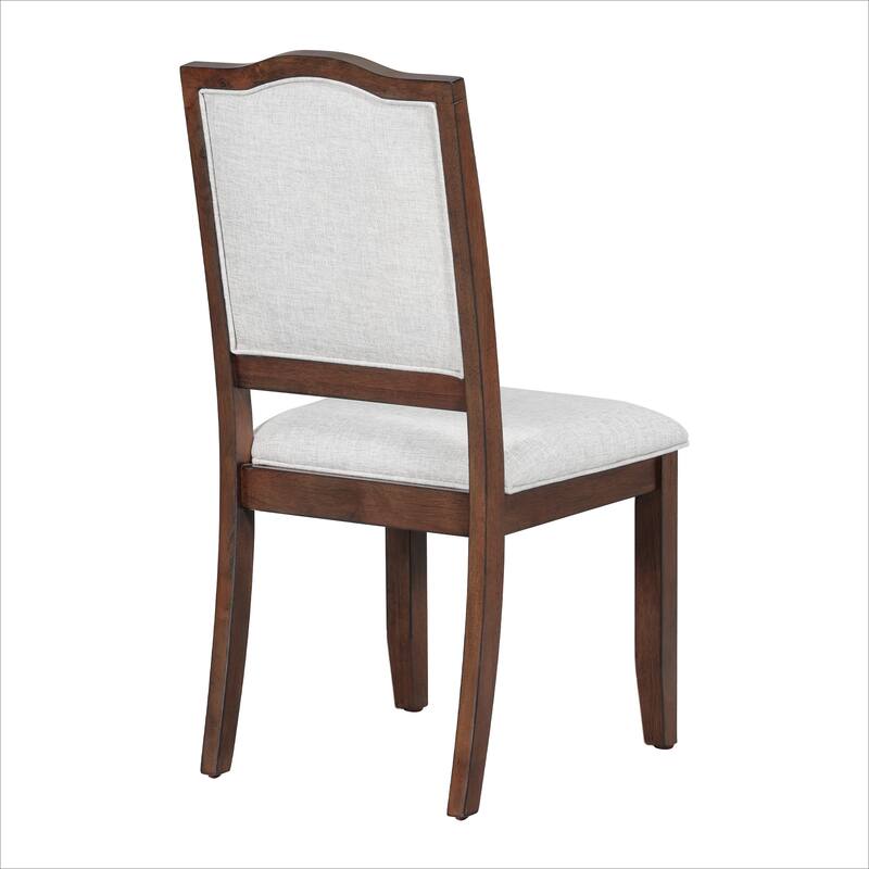 Farmhouse Dining Chairs Set of 4, Upholstered Dining Chairs with High Back, Modern Seating for Kitchen, Bedroom & Living Room