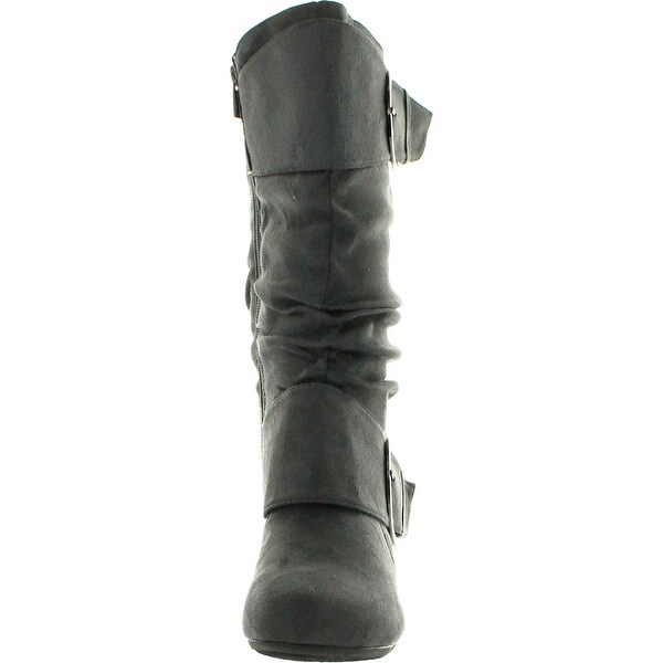mid top flat boots