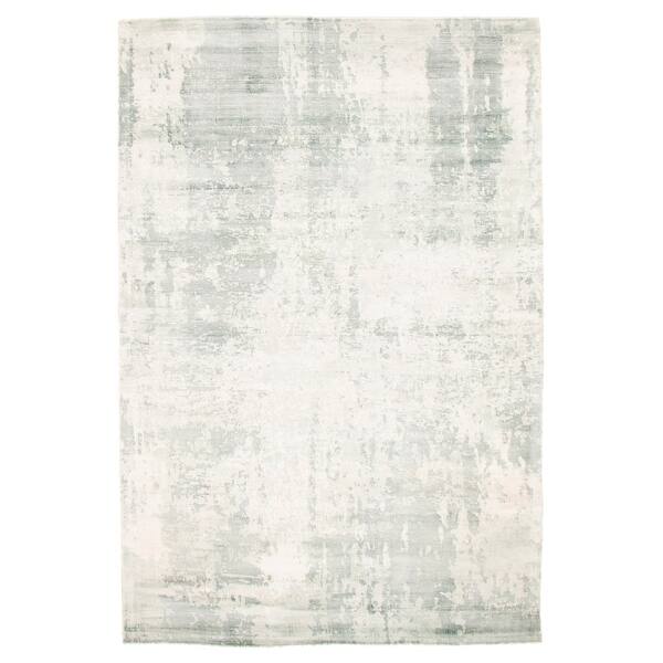 slide 1 of 9, ECARPETGALLERY Hand Tufted Galleria Light Blue Viscose Rug - 6'6 x 9'7 Light Blue - 6'6 x 9'7