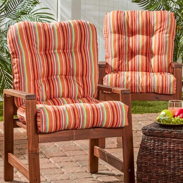 Outdoor Chair Cushions Set Of 4,Waterproof Outdoor Seat Cushions For