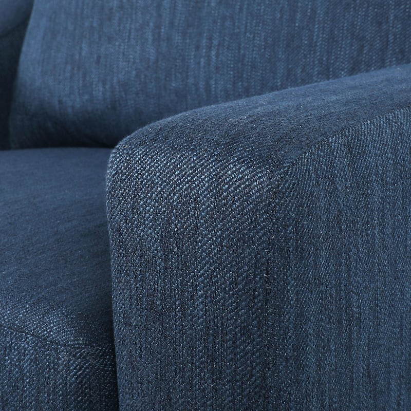 Halevy Contemporary Upholstered Club Chair by Christopher Knight Home