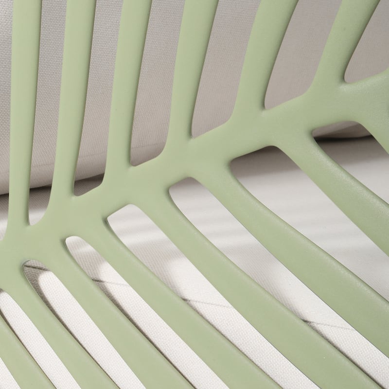 Frond and Form Outdoor Patio Love Seat with Cushions