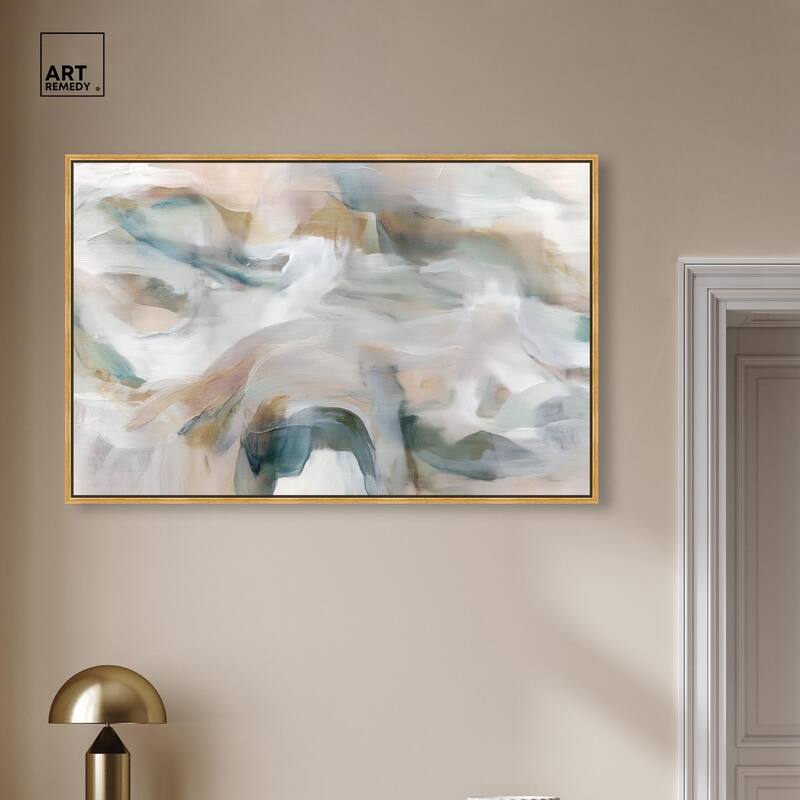 Whispering Colors IV Canvas by Art Remedy