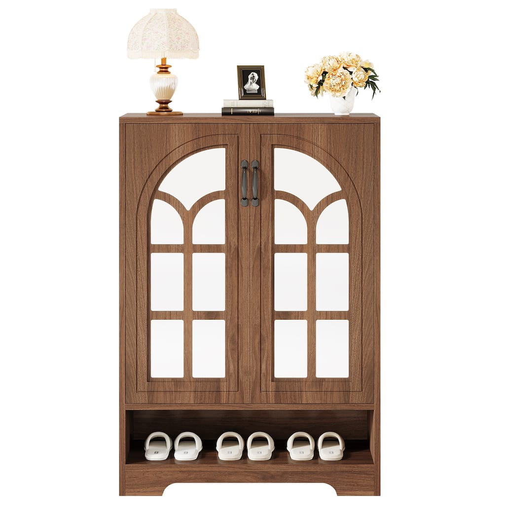 5-Tier Shoe Cabinet, Shoe Storage Organizer with Adjustable Shelves