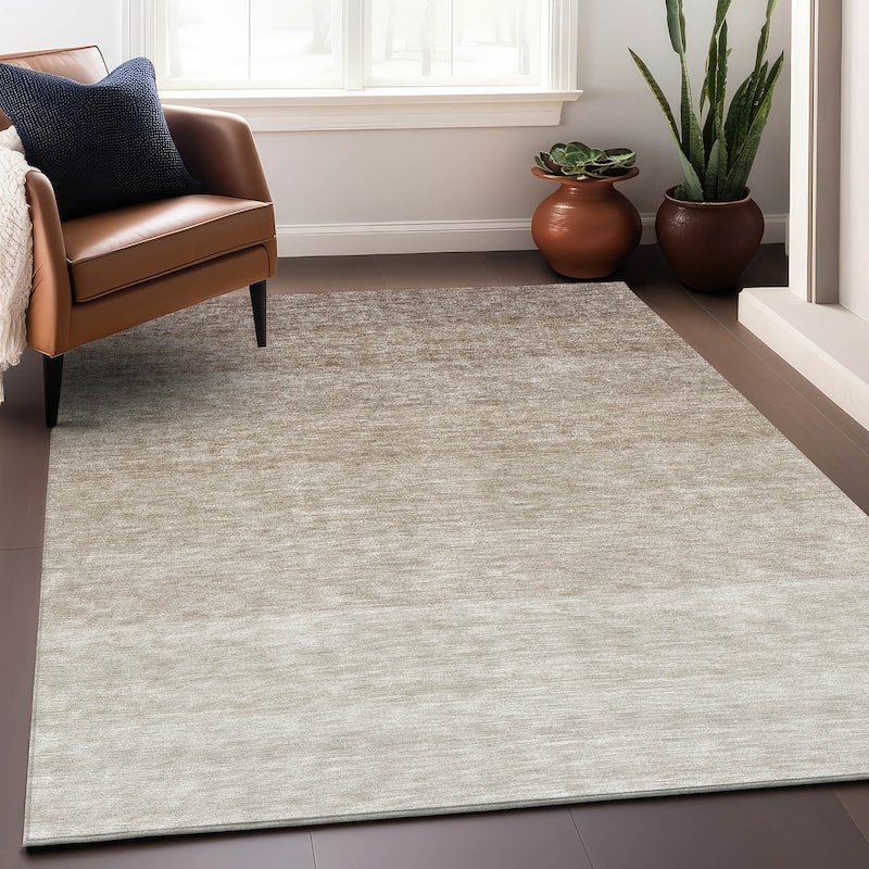 Premium Washable Super Soft Ombre Mod Mayfield Rug - Beige - 9' x 12'