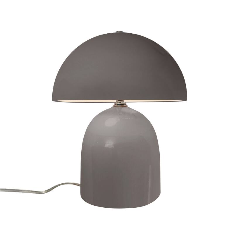 Justice Design Group Short Kava Table Lamp - Gloss Gray