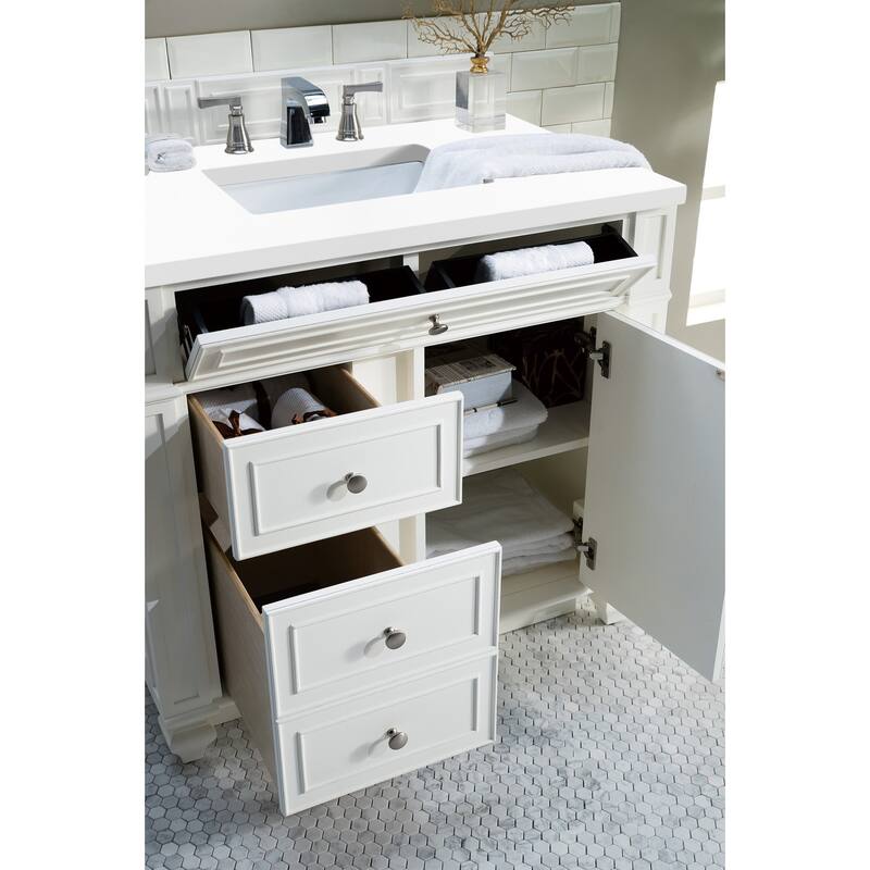 James Martin Vanities 157-V36-3WZ Bristol 36" Free Standing Single