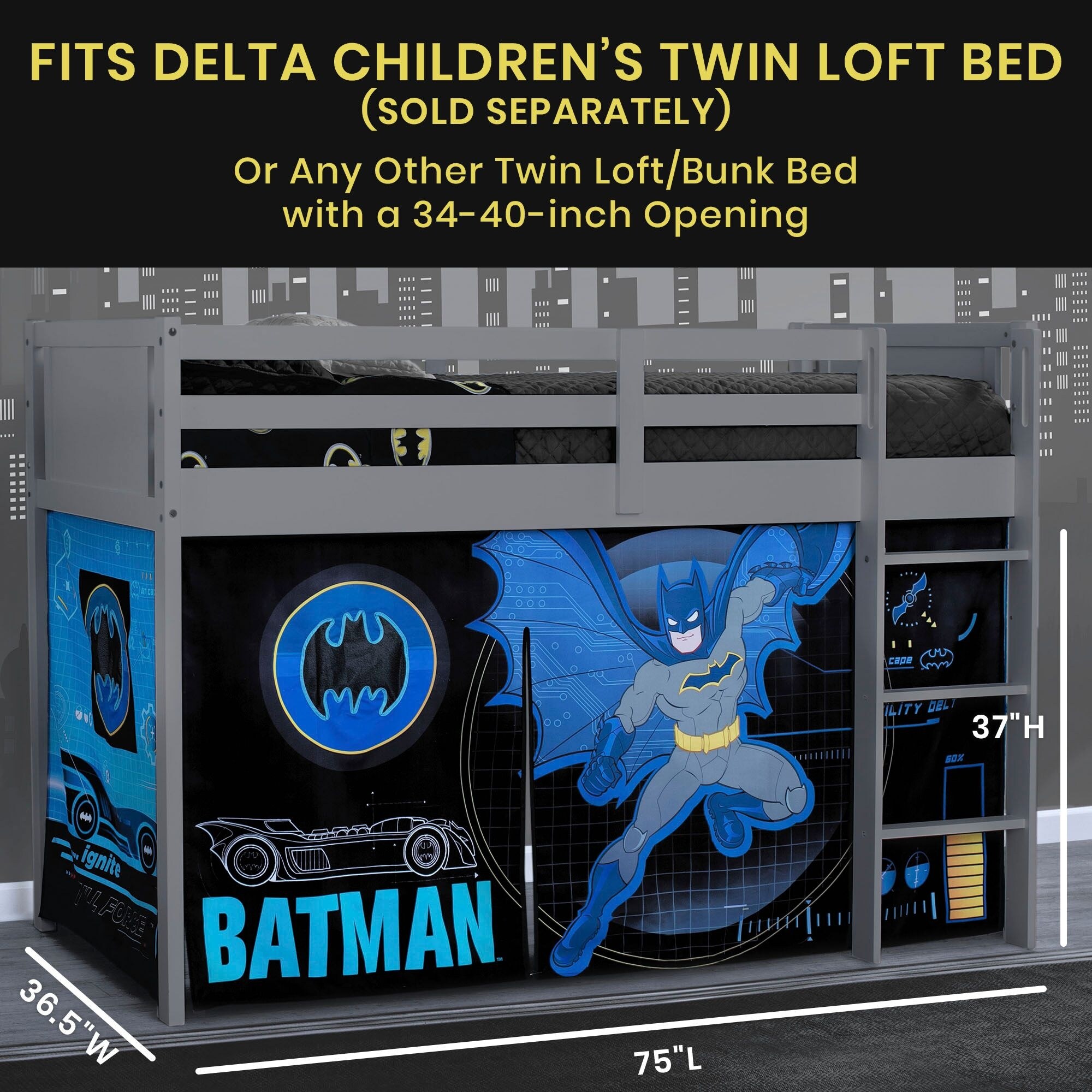 Batman Loft Bed Tent Bed Sold Separately Bed Bath Beyond 35624947