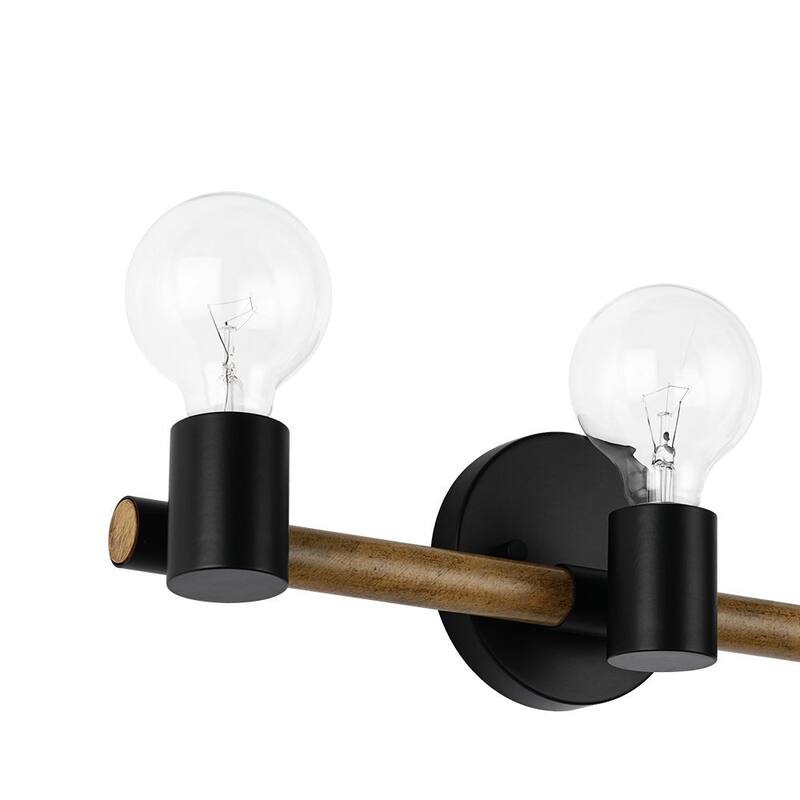 3-Light Industrial Farmhouse Bathroom Vanity Light Wall Sconce - 17.3 Inches