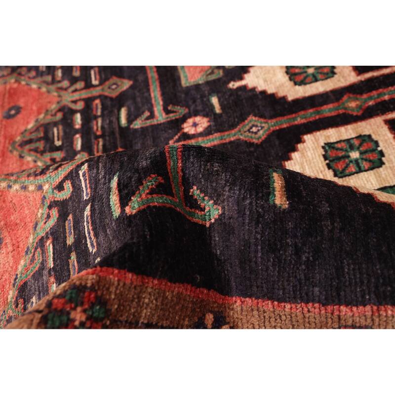 ECARPETGALLERY Hand-knotted Konya Anatolian Dark Navy Wool Rug - 4'10 x 13'3