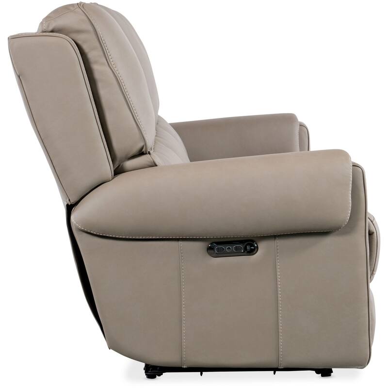 Hooker Furniture SS718-PHZ3 Somers 79" Wide Leather Standard with Zero