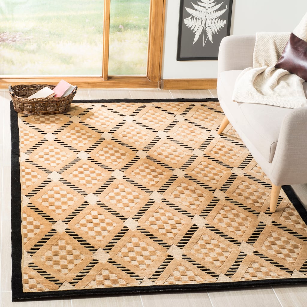 SAFAVIEH Couture Hand-knotted Tibetan Metie Modern Wool Rug