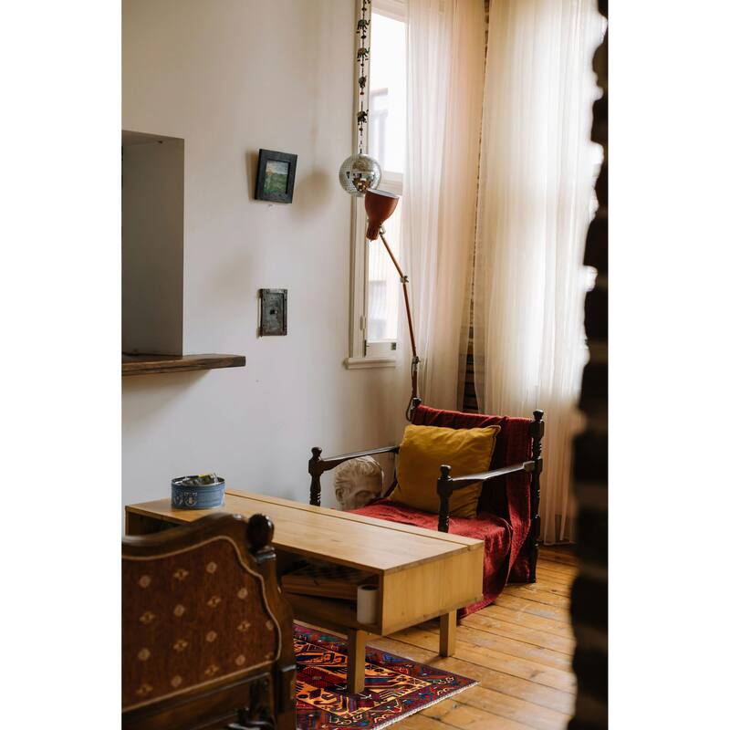 ECARPETGALLERY Hand-knotted Teimani Light Orange Wool Rug - 2'11 x 5'0