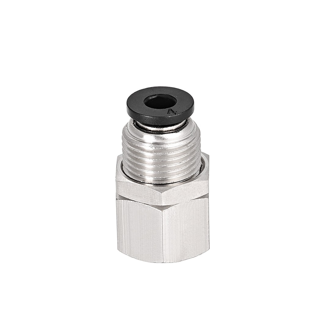 uxcell 8mm Tube to 3//8BSPT Push Lock Fitting Bulkhead Union Air Fittings