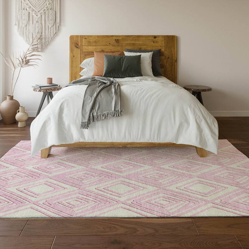 Premium Washable Super Soft Diamond Cascade Mayfield Rug