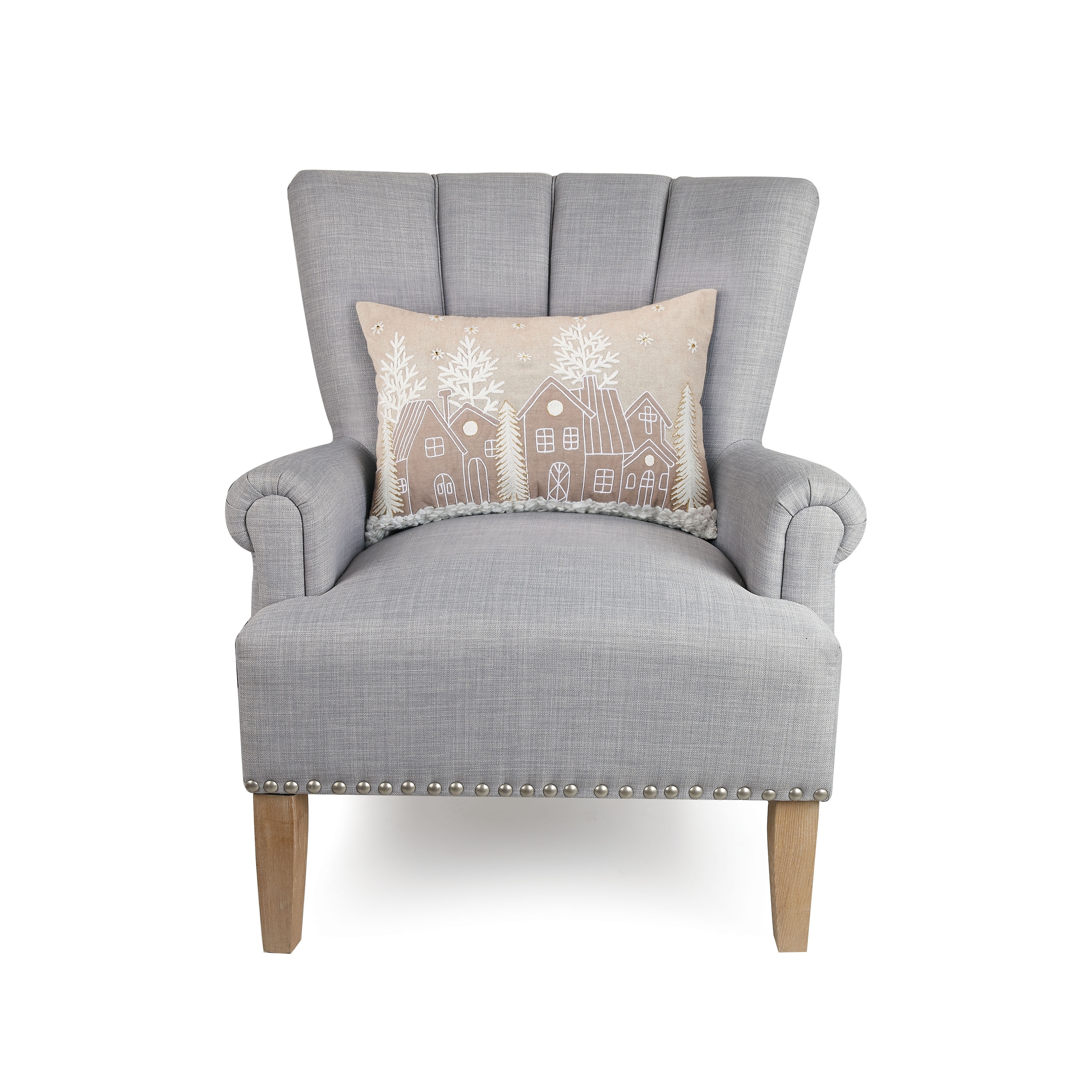 Laurel and Mayfair Sequined Cotton Throw Pillow