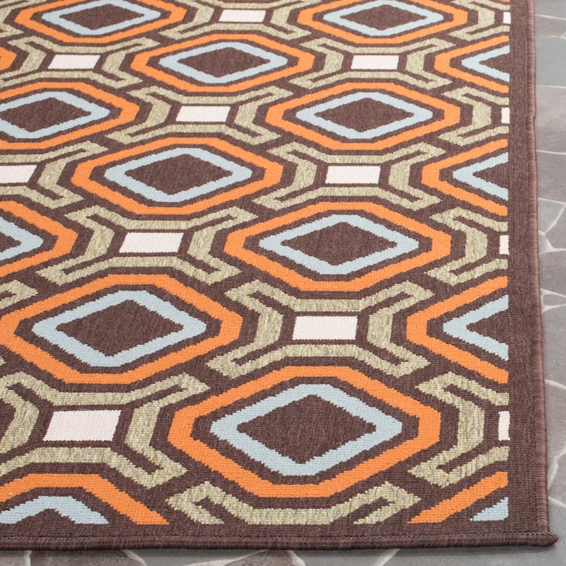 SAFAVIEH Veranda Marjetka Indoor/ Outdoor Waterproof Patio Backyard Rug