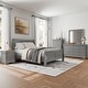 preview thumbnail 29 of 32, Furniture of America Devi Traditional Solid Wood 6-Piece Sleigh Bedroom Set Grey - Queen