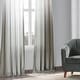 preview thumbnail 31 of 62, Exclusive Fabrics Ombre Faux Linen Light Filtering Curtains (1 Panel) - Lightweight Elegance, Natural Light Enhancement