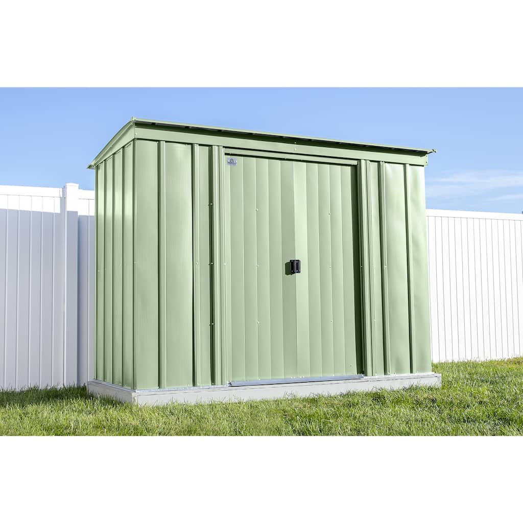 Arrow Classic Steel Storage Shed 8x4 - 8.3 x 3.9 x 5.9 ft