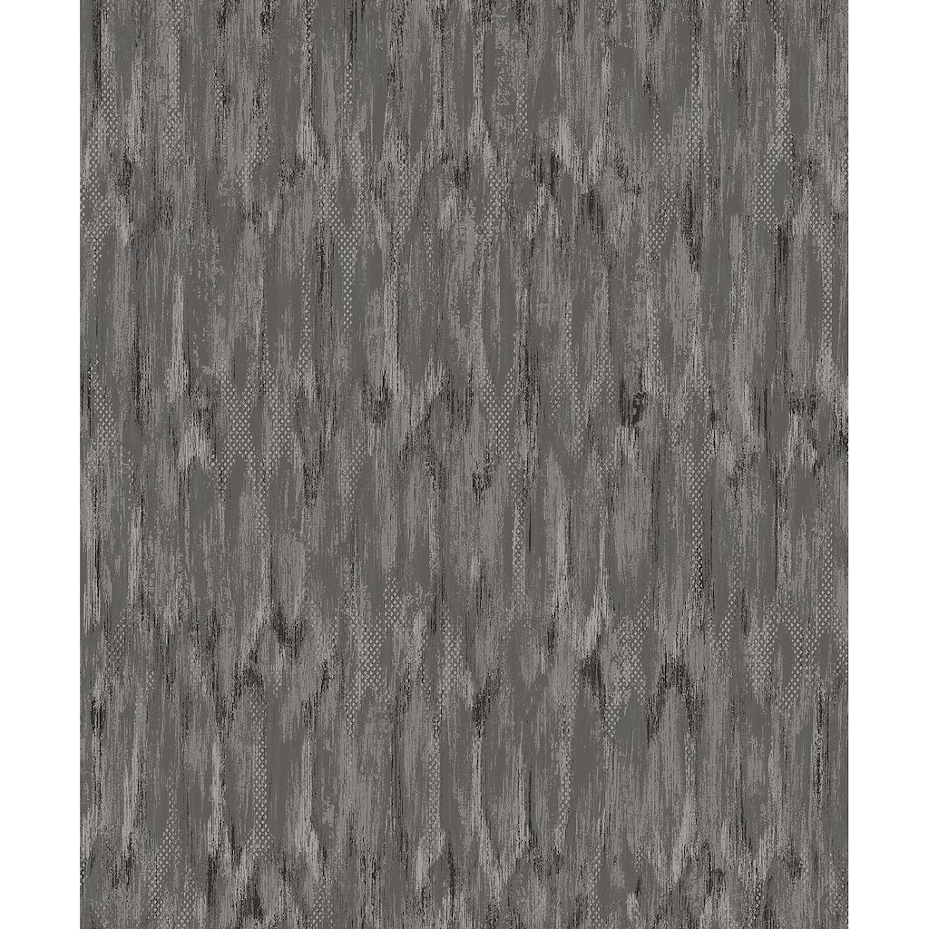 A-Street Prints Kintana Pewter Abstract Trellis Wallpaper