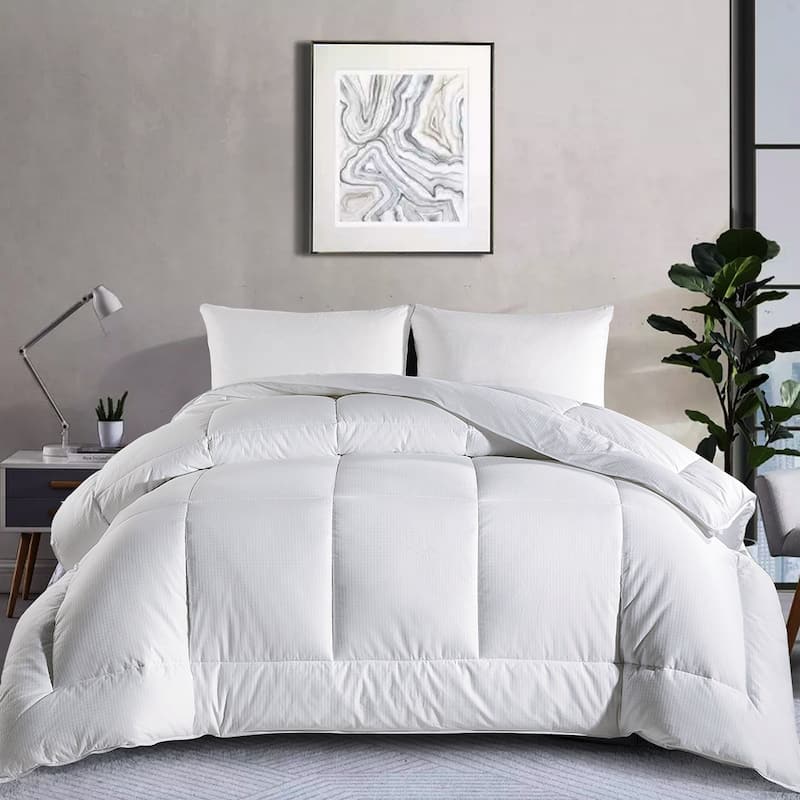 Grid Quilted All Season Down Alternative Comforter - Twin