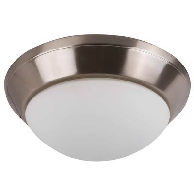 LED Flush Mount Ceiling light in Brushed Nickel