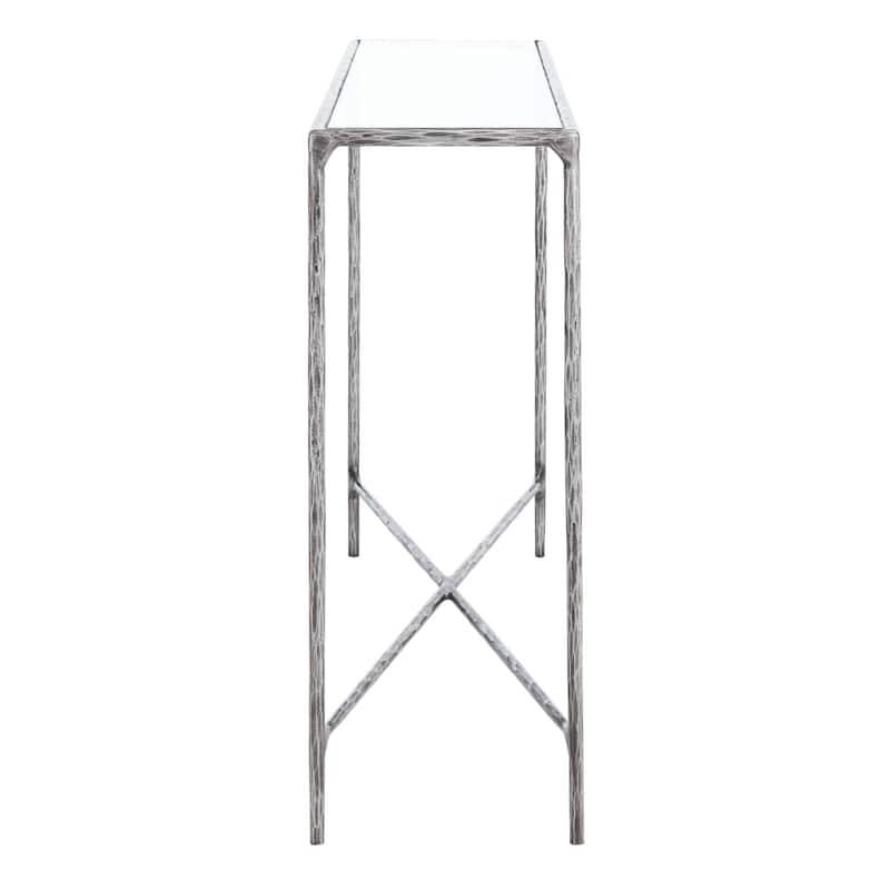 SAFAVIEH Couture Dorotea Forged Metal Rectangle Console Table - 48" W x 12" L x 30" H - 48"W x 12"D x 30"H
