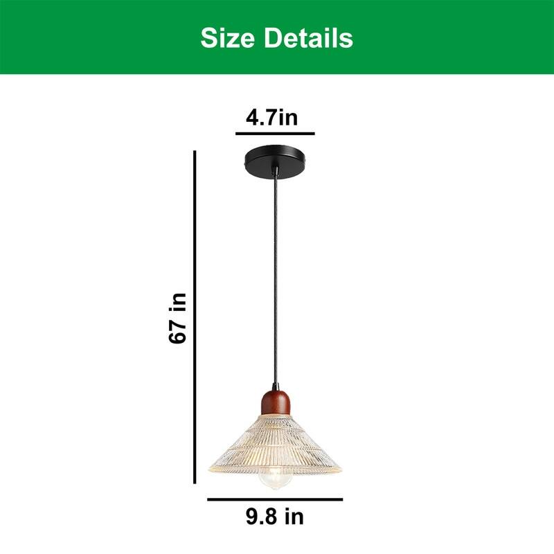67 Inch bulbs light black light fixtures glass, wood pendant lights