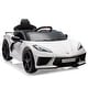 preview thumbnail 22 of 47, 12V Kids Ride on Car Licensed Corvette Battery Powered Car Toddles Electric Sports Car Toy with Remote Control White