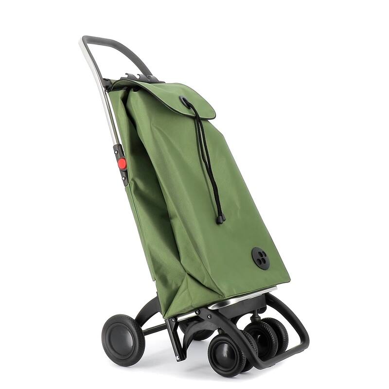 Rolser I-Max MF 4 Wheels 2 Swivelling Foldable Shopping Trolley - 41.34" H x 15.55" W x 12.8" D