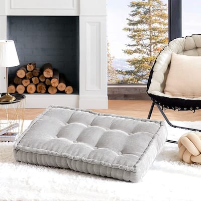 Rainha - 40" Ultra Thick Tufted Floor Pillow