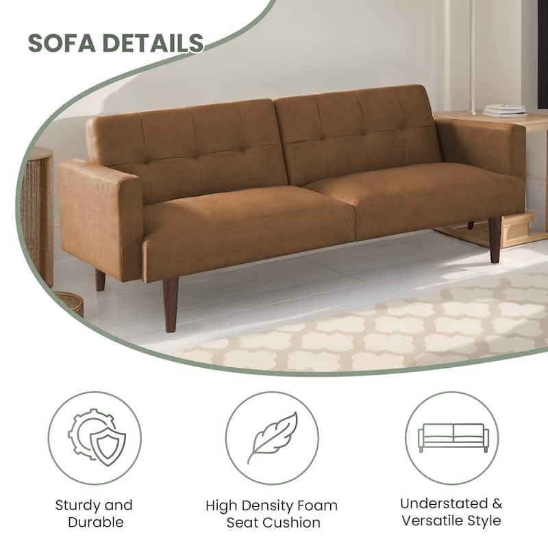 Indoor Sofa Bed with Adjustable Loveseat Couch
