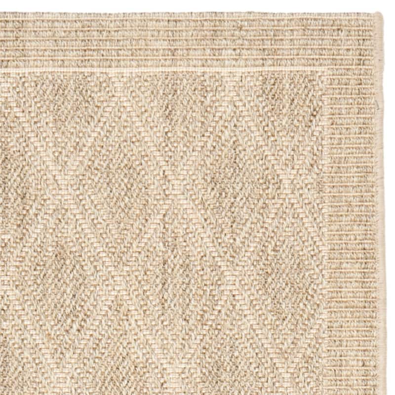 SAFAVIEH Palm Beach Tadako Trellis Sisal/ Jute Rug
