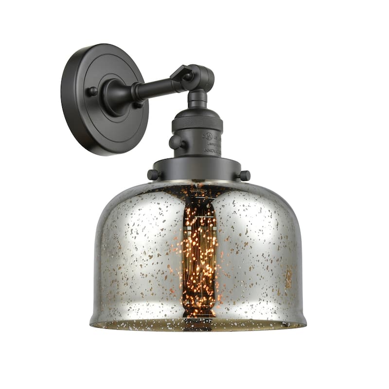 Innovations Lighting Large Bell Single Light 12" Tall Bathroom Sconce