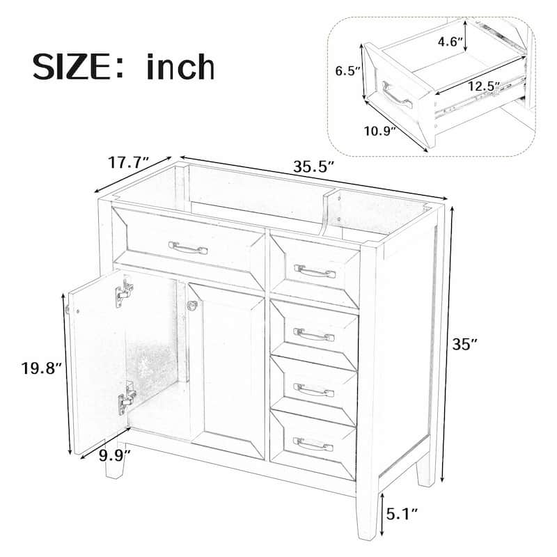 36" Bathroom Vanity