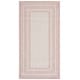 preview thumbnail 85 of 140, SAFAVIEH Courtyard Vickie Indoor/ Outdoor Waterproof Patio Backyard Rug 2'7" x 5' - Ivory/Pink