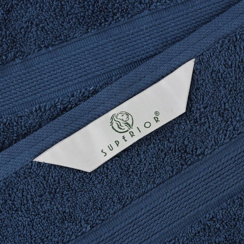 Superior Oregon Organic Cotton Solid Face Towel/Washcloth, Set of 12