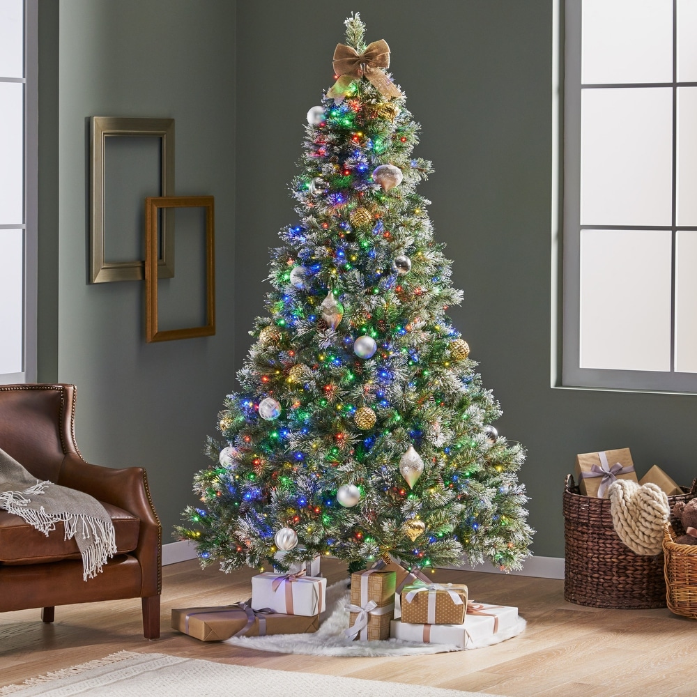 6' Glimmer Iridescent Spruce Artificial Christmas Tree - Clear Lights - 6  Foot - Bed Bath & Beyond - 25737175