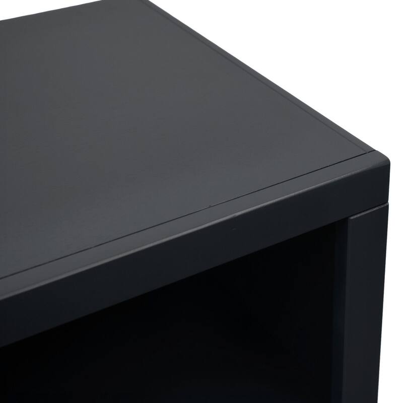 Bridgevine Home Nora Modular Open Shelf Base Platform, No Assembly Required, Two-Tone Finish
