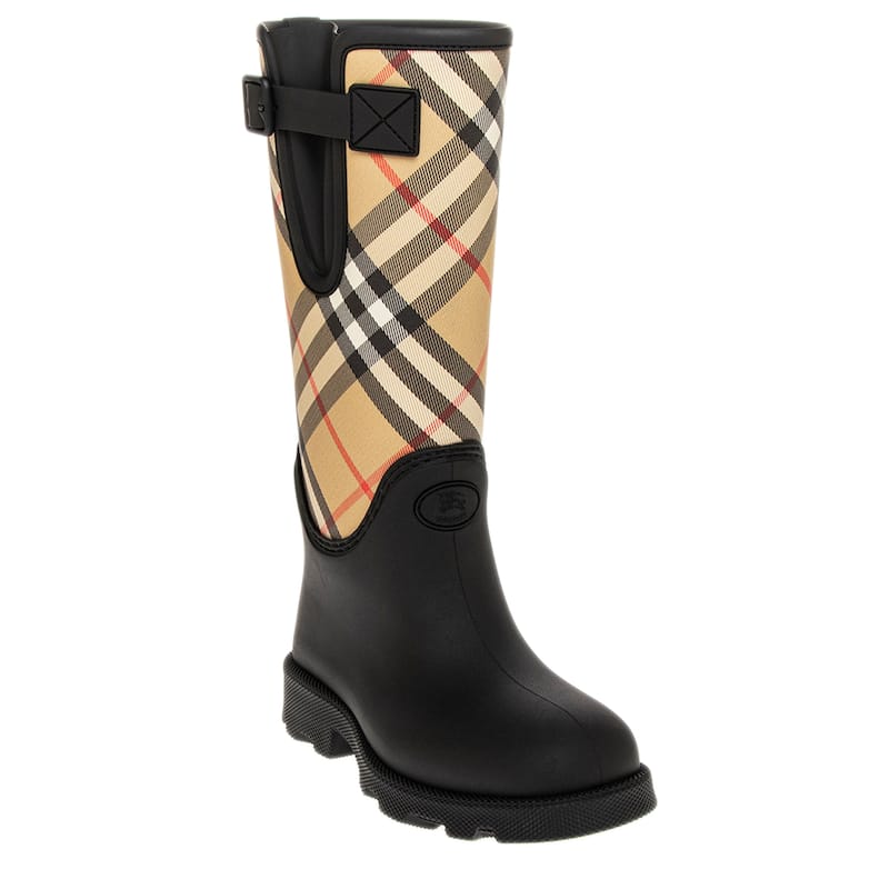 Burberry Rubber Marsh Stamp High Boots - 38 EU