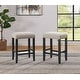 preview thumbnail 19 of 20, Cordero Wood Glass Top 72-Inch Wide Counter Height Console Bar Table and 3 Stools Set