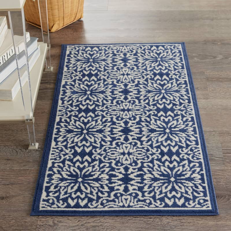 Nourison Jubilant Floral Medallion Area Rug