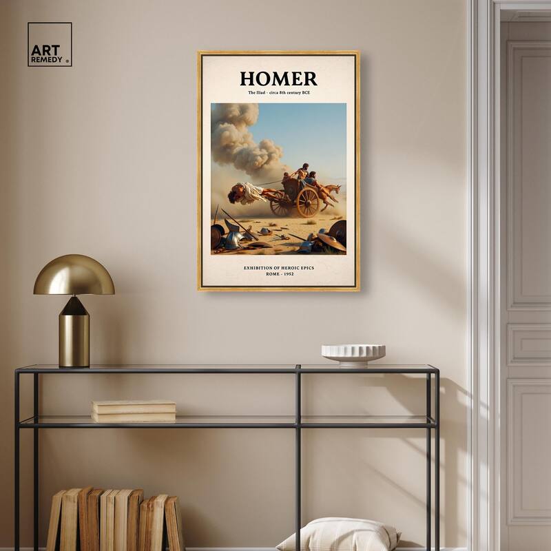 Iliad Illustrated Canvas by Art Remedy
