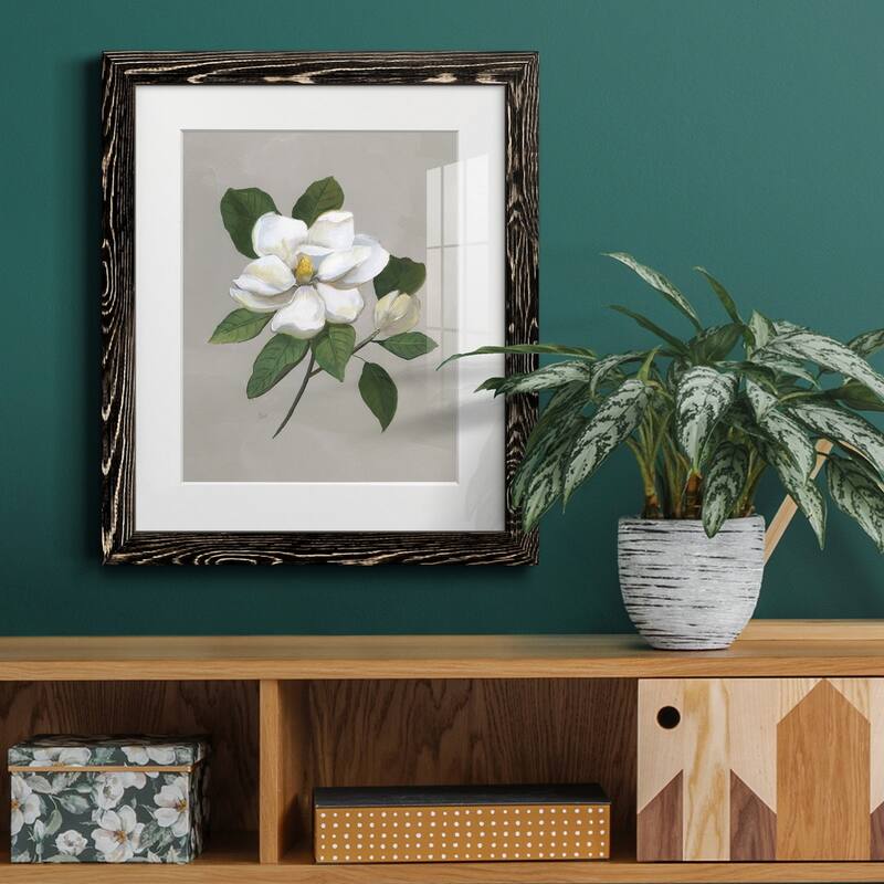 Botanical Magnolia-Premium Framed Print - Ready to Hang