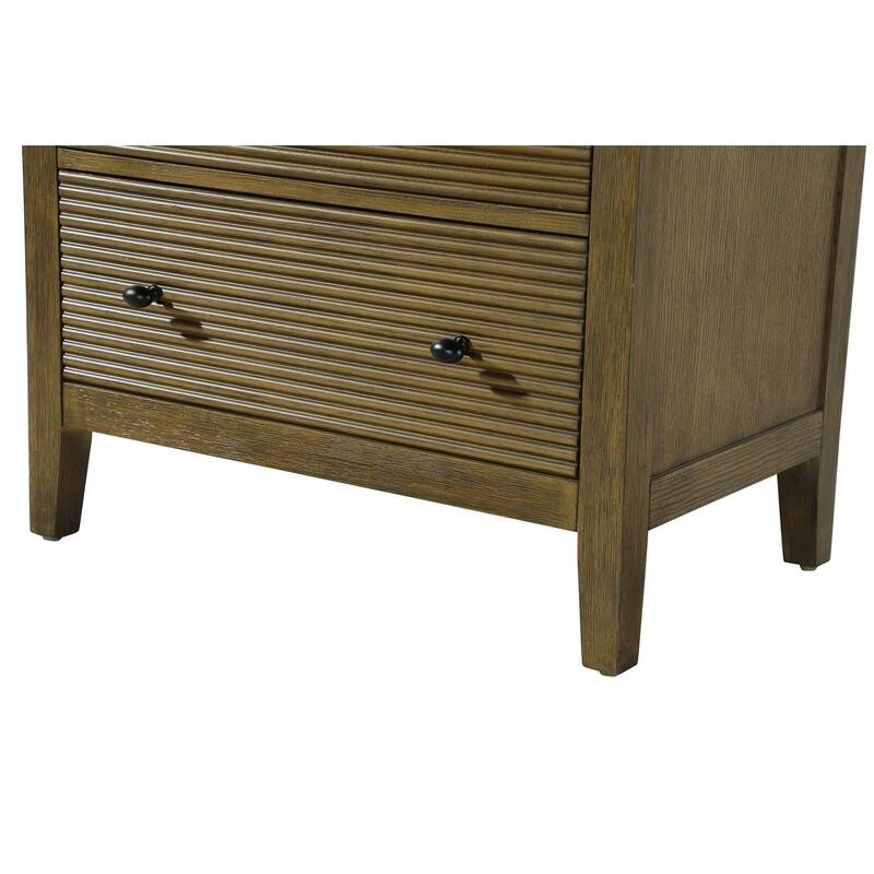 Kensington 16-28 Inch Bath Storage Glass Cabinet